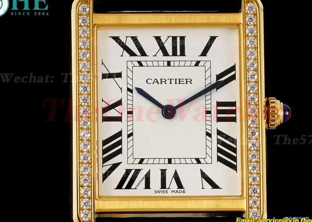 Dial White Tank 27.4mm AF LE Solo YG Dia Quartz 0401